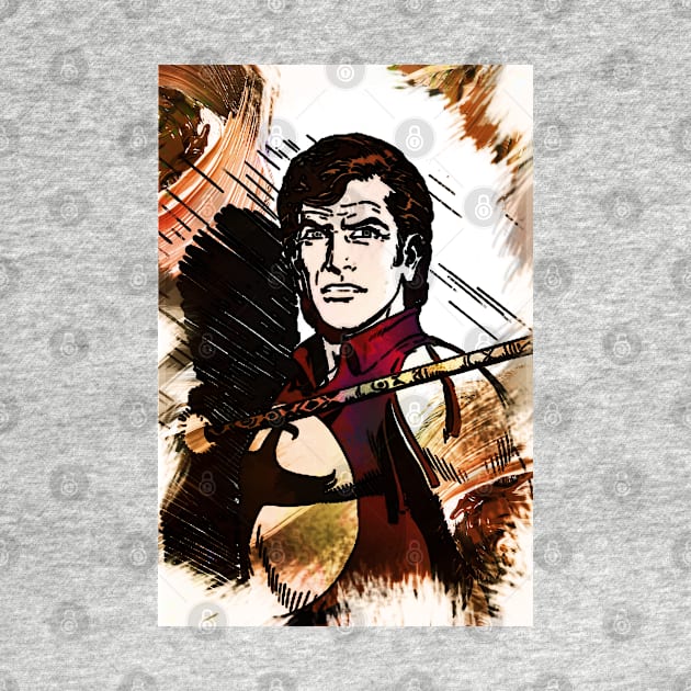 ZAGOR Comic Book HERO Custom Fan Art Artwork by Naumovski